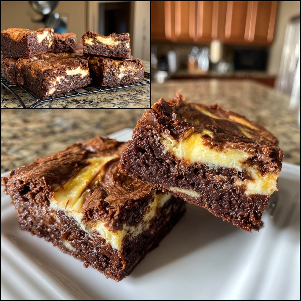 Frischkäse-Brownies