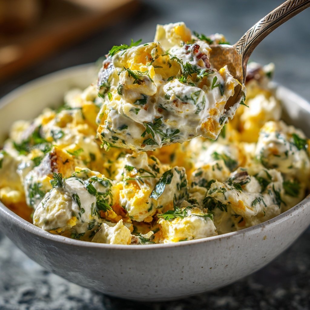 Schnell & Einfach 10-Minuten-Eiersalat mit Joghurt