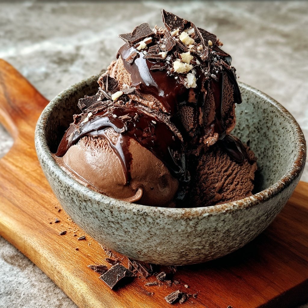 Schokoladen Eis Mit Kakao