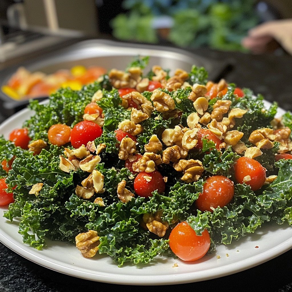 Knackiger Grünkohlsalat