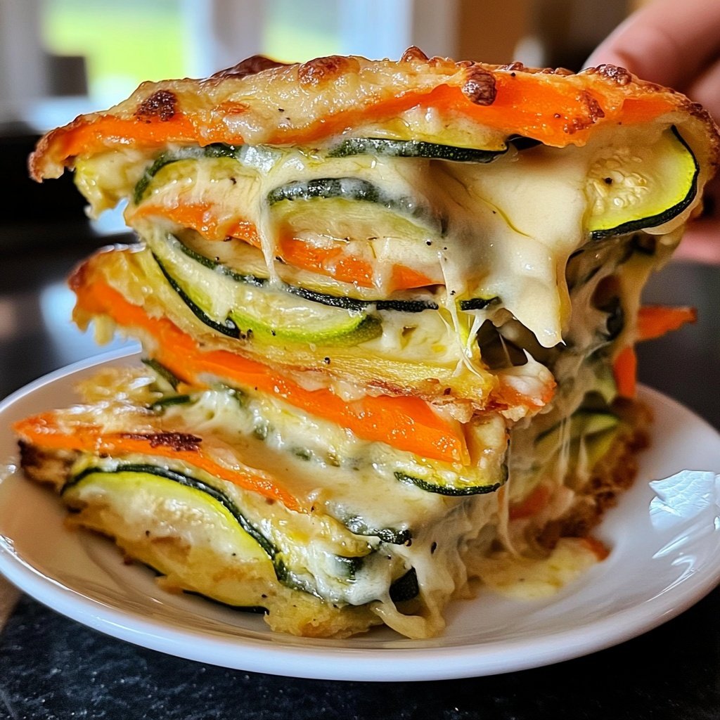 Gemüseauflauf mit Sahnesauce