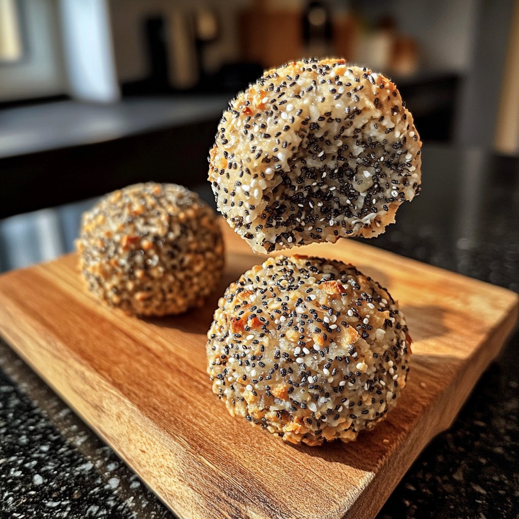 Protein Bällchen mit Chiasamen