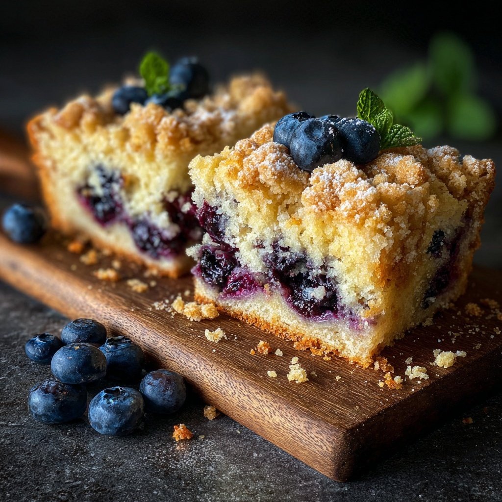 Streuselkuchen Mit Heidelbeeren